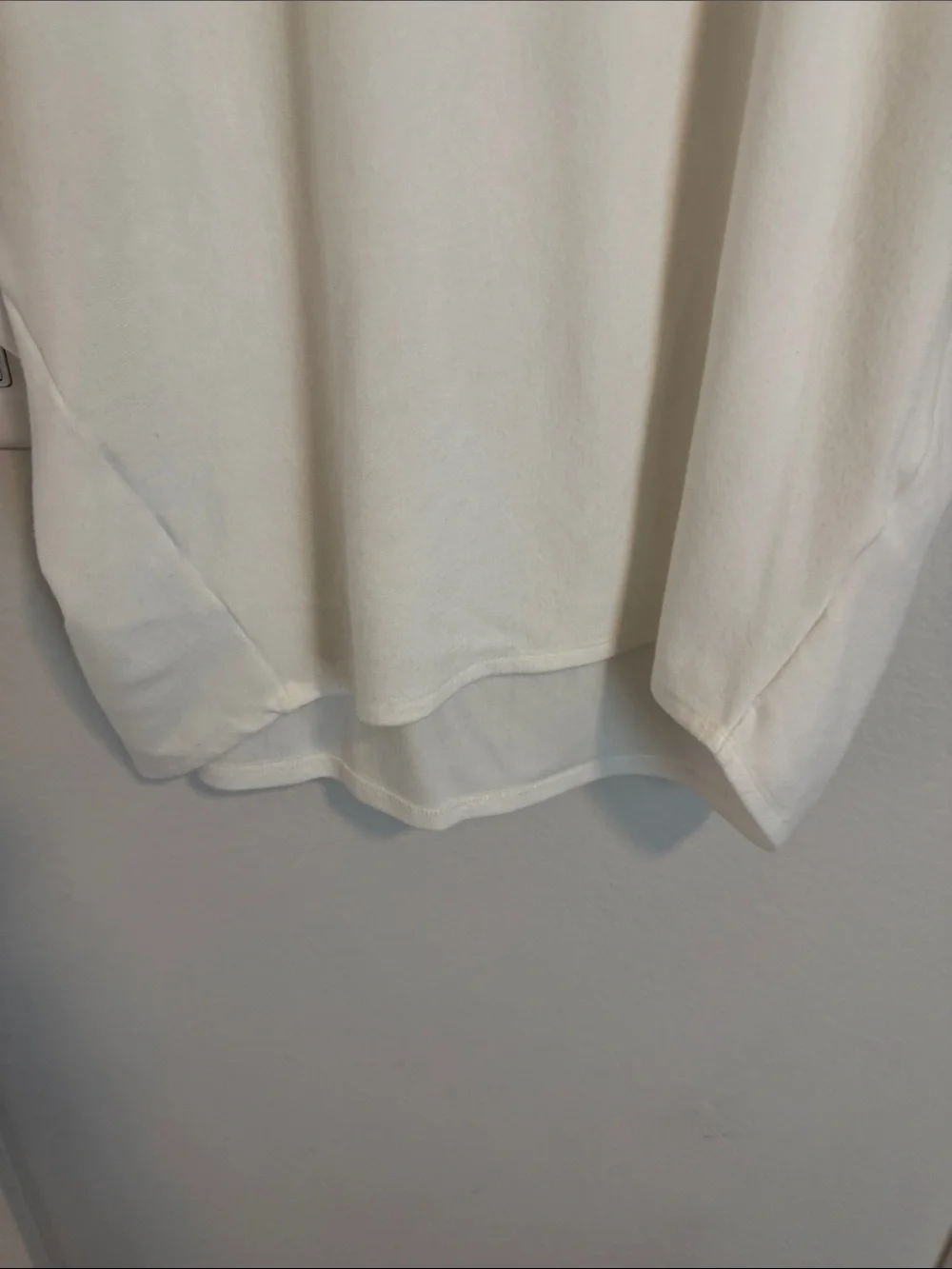 Michael Stars White Dolman Sleeve Pullover